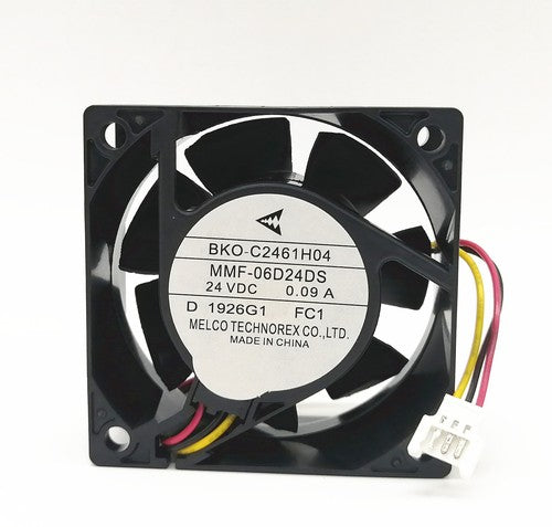 Mitsubishi Inverter Fan BKO-C2461H04 MMF-06D24DS FC1 24V 0.09A 6CM 3-wire