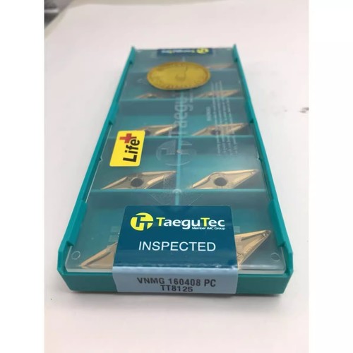 10PCS/Box Taegutec VNMG160408-PC TT8125 Turning Blade Carbide Inserts