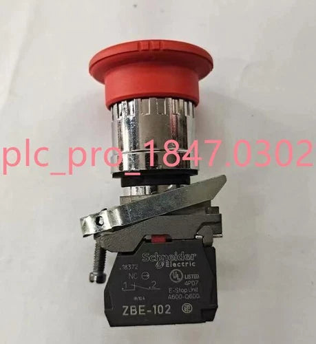 1PCS  (ZB4BS844+ZB4BZ102) XB4BS8442  Emergency stop button