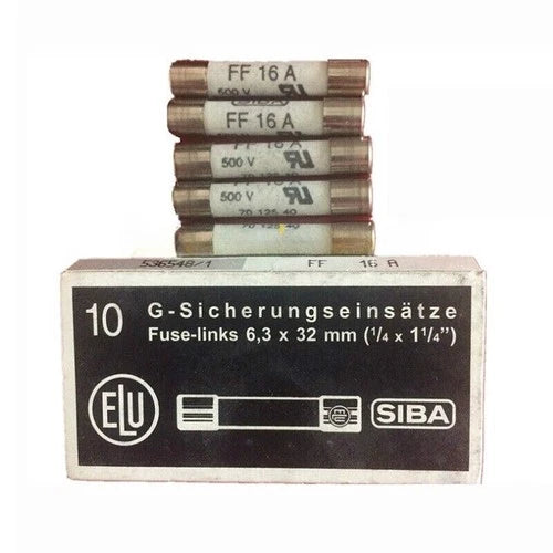 10PCS/Box    Fast Quick Blow Fuse 7012540 16A 500V 6.3*32mm FF16A