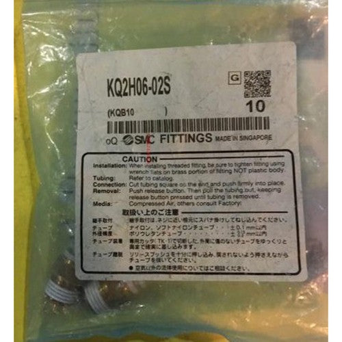 1Bag/10pc  SMC Trachea connector KQ2H06-02S Free shipping