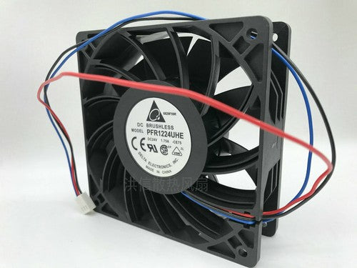 1 PCS DELTA Fan PFR1224UHE-CE75 DC24V 1.75A 12038 12CM 3 Pin PFR1224UHE