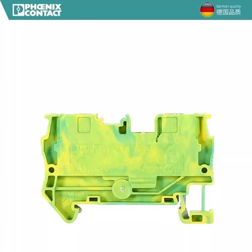50pcs Phoenix PT 4-PE 3211766 Straight-in Yellow-green Grounding Terminal