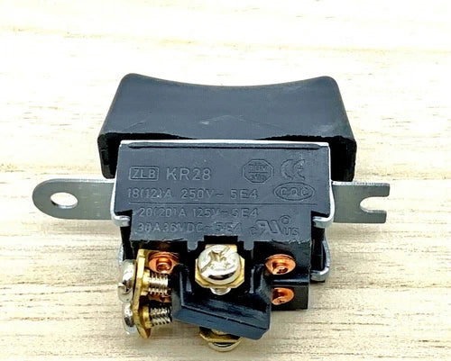 1PC Rocker Switc 4 Pins With Screws 3 Positions Double Side Momentary  KR28