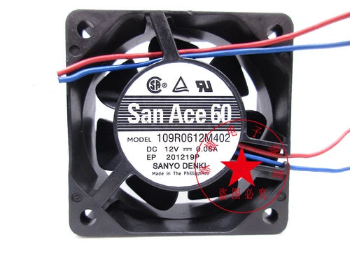1PC Axial cooling fan  12V 0.11A 109R0612M402 6CM