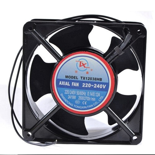 1 PCS TONGXIN TX AXIAL FAN TX12038HB AC 220/240V 12cm 12038 2 wire cooling fan