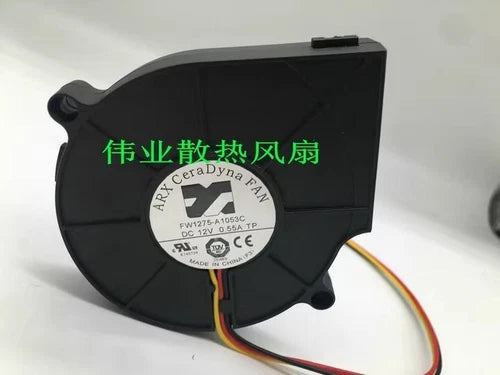 1PC Centrifugal Turbo Fan Blower   FW1275-A1053C DC12V 0.55A 3-Wire