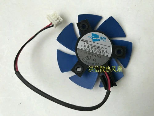 1PC 2.5CM graphics card fan HXH YY5010M12H  GT430 diameter 4.6cm hole pitch