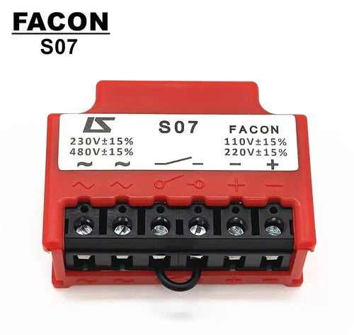 1X   AC230V/480V DC110/220V t=0.3s S07 Overexcitation brake rectifier module