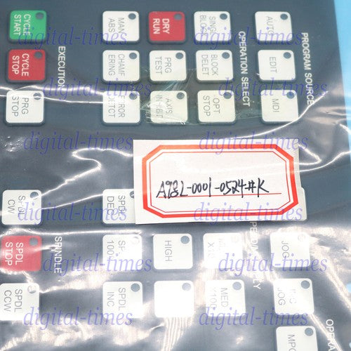 One For Fanuc  A98L-0001-0524#K Membrane Keysheet Free Shipping