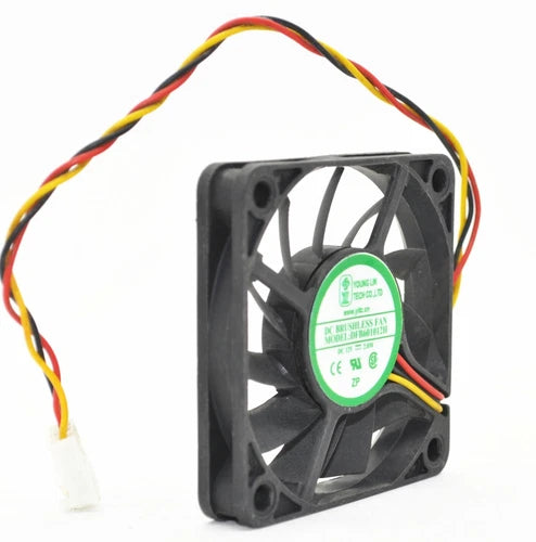1PC  3-wire cooling fan  DFB601012H 12V 2.8W 6CM