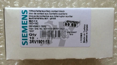 1PCS   circuit breaker 3RV1901-1E  3RV1901-1E