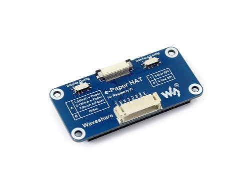 Waveshare e-Paper Driver HAT for SPI raw e-ink display supports Raspberry Pi