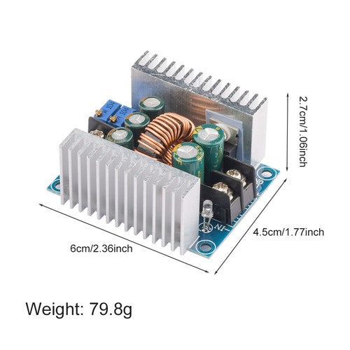 DC 6-40V to 1.2-36V 300W 20A CC CV Buck Converter Step-down Power Supply Module