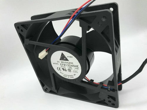 1 pcs DELTA Fan EFB1324SHE DC24V 1.38A 12738 12.7CM 3 Pin cooling fan