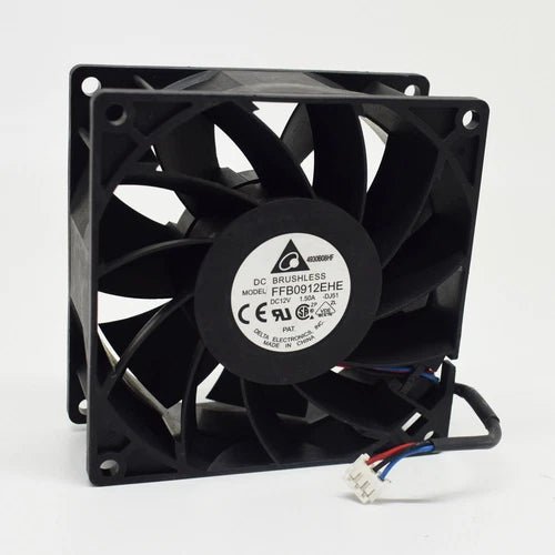 1PC High Airflow DC Fan 9038 12V 1.5A 3wire  FFB0912EHE