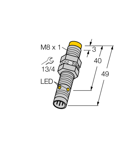 TURCK Ni3-EG08-AN6X-V1131 4602850 Inductive sensor NPN