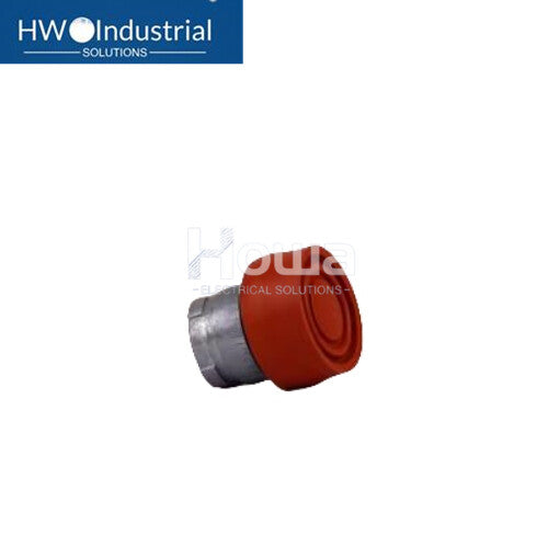 2PC Red Self Resetting Metal Button Head ZB2BP4C ZB2-BP4C 22mm Installation