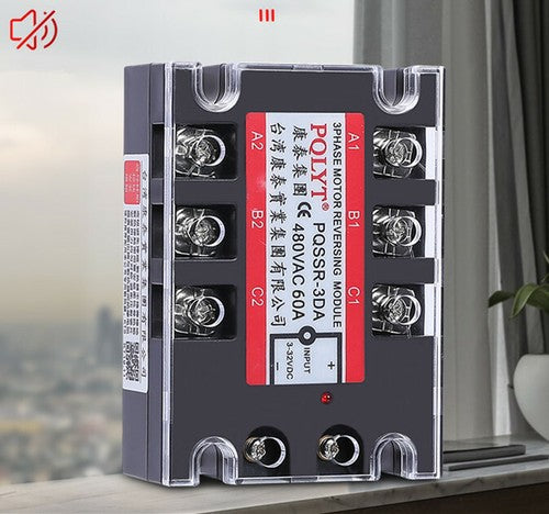 Three-phase solid state relay PQSSR-3DA 60A DC control AC 480V SSR3 3860Z