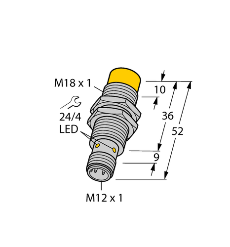 For TURCK NI15U-M18-AP6X-H1141 1635331 Inductive sensor PNP
