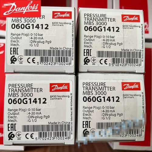 1pcs Danfoss MBS3000 060G1412 0-10bar Pressure Transmitter Sensor