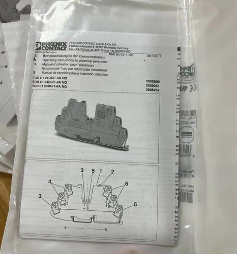 1pcs Phoenix Electronic Equipment Circuit Breaker PTCB E1 24DC/1-8A NO 2908262