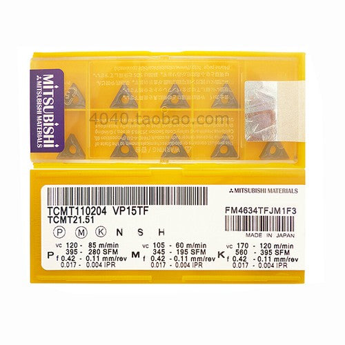 MITSUBISHI TCMT110204 VP15TF Carbide Inserts CNC