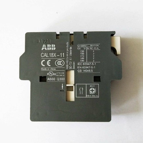 ABB CAL18X-11 Contactor Auxiliary Contact
