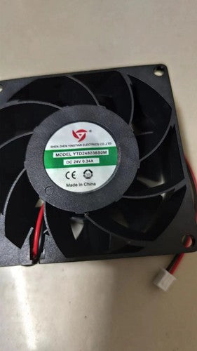 1 PCS YINGTIAN Fan YTD248038S0M 24V 0.34A 8CM 8038 2 pin inverter cooling fan