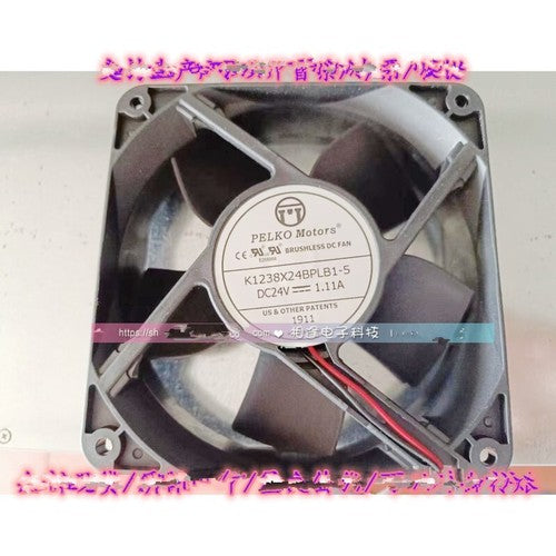 1 PCS PELKO Motors Fan K1238X24BPLB1-5 DC24V 1.11A 12cm 2 wire cooling fan