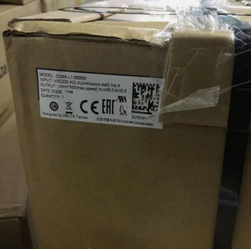 1PCS   DELTA ECMA-L11855R3 Servo Motor ASD-A2 Series PLC Free delivery