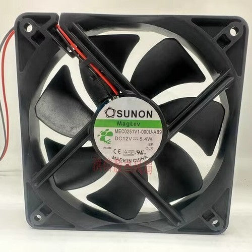 1 PCS SUNON Fan MEC0251V1-000U-A99 DC12V 5.4W 12025 12CM 2 wire cooling fan