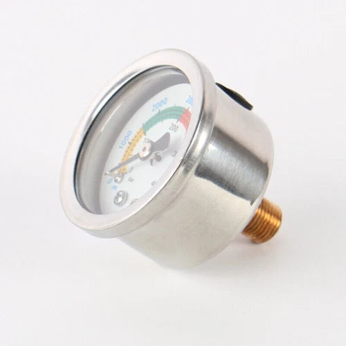 1PC  Simple / Hardcover Version Pressure Gauge Gauge Compressor Air Pump