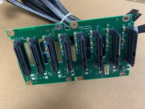 for IBM X3650 M4 8 Bay 2.5" HDD Hard Drive Backplane Board w/Cables 94Y7751
