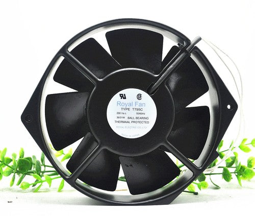 1 PCS Royal Fan Fan TYPE T795C AC 200V 36/31W 172*150*38MM all-metal fan