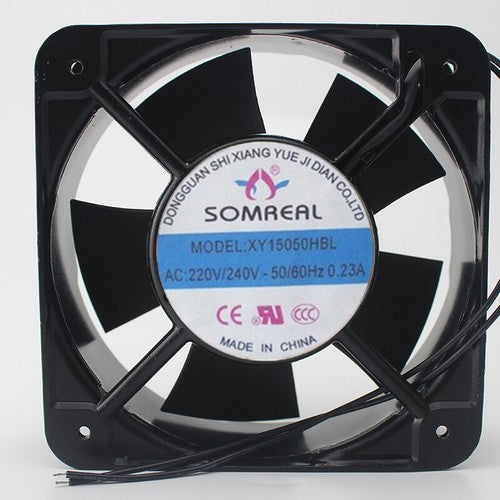 1 PCS SOMREAL Fan XY15050HBL AC 220V 15050 15CM cabinet cooling fan 2 WIRE