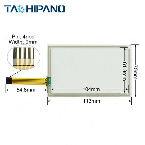 1PC for   XS2002S with Membrane Keypad XS2002S Touch Screen