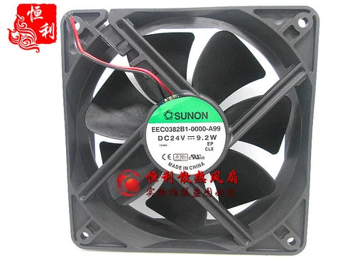 1PC   24V 9.2W 2-wire inverter cooling fan EEC0382B1-0000-A99 12038