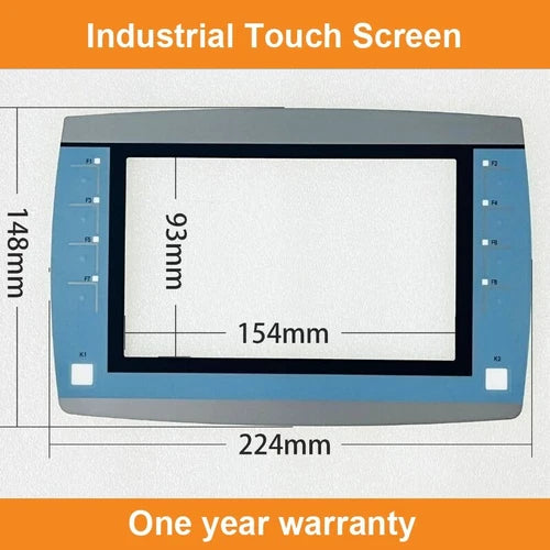 For KTP700F Mobile 6AV2125-2GB23-0AX0 + Overlay Film Touch Screen Panel Glass