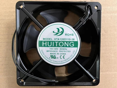 1PC  12CM double ball metal cooling fan HTA120D110-38 110-120V 50/60Hz