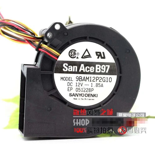 1X  1.85A high air volume   server turbine fan  9BAM12P2G10 9733 12V