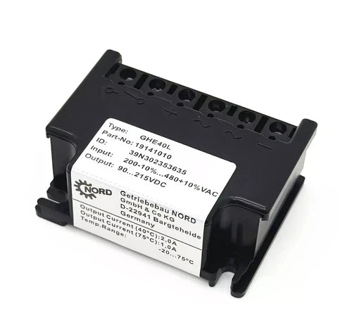 1PC   Motor Brake Rectifier GHE40L 19141010 200V-10%...480V+10%VAC 90...215VDC