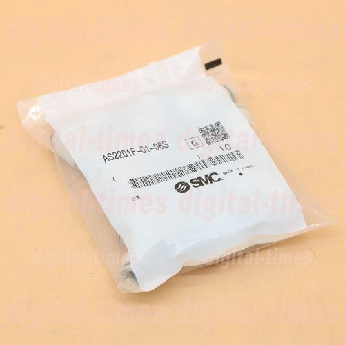 10PC  SMC Throttle Valve AS2201F-01-06S Quality assurance