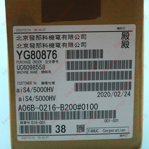 For Fanuc A06B-0216-B200#0100  servo motor One year warranty