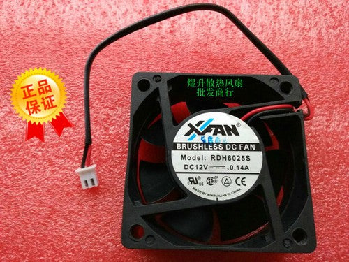 1 PCS XINRUILIAN XFAN cooling fan RDH6025S DC 24V 0.14A 6025 6CM 2 PIN