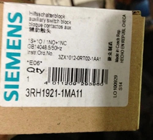 1pcs    3RH1921-1MA11