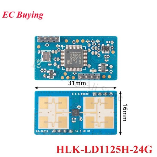 HLK 24G Microwave Radar Sensor Detection Motion Communication Module TTL Serial