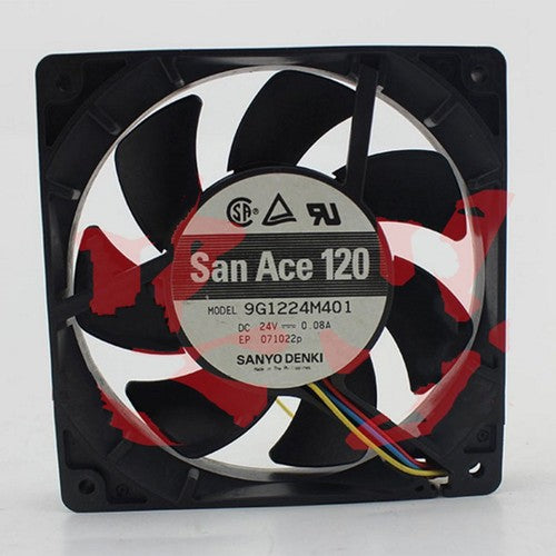 One For SANYO  SAN ACE120 9G1224M401 24V 0.08A Cooling Fan Free Shipping
