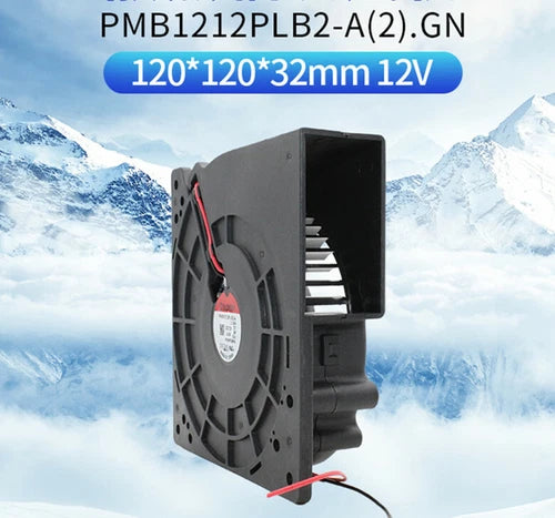 1PC PMB1212PLB2-A(2).GN 12V 9.8W 12032 Turbo Blower Centrifugal Fan