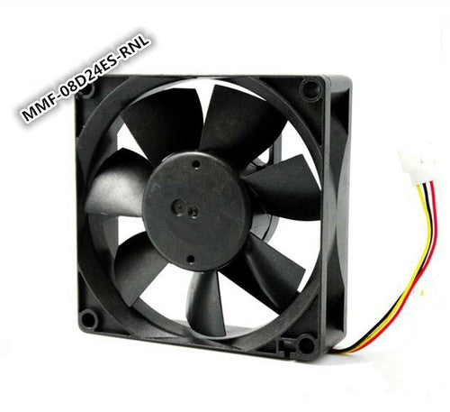Mitsubishi MMF-08D24ES-RNL 8025 8CM 24V 0.16A 3-pin inverter cooling fan
